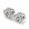 Brass with Clear Cubic Zirconia Charms KK-Q820-21P-2