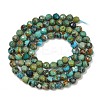 Natural HuBei Turquoise Beads Strands G-P629-A04-03-10