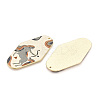 Rack Plating Alloy and Enamel Big Pendants X1-ENAM-T021-29E-2