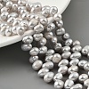 Dyed Natural Cultured Freshwater Pearl Beads Strands PEAR-A006-28B-1
