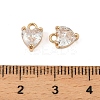 Brass Micro Pave Cubic Zirconia Pendants KK-K374-16G-3