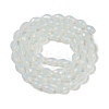 Electroplate Imitation Jade Glass Beads Strands EGLA-N013-J6mm-D02-2