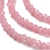 Baking Paint Imitation Jade Glass Bead Strands DGLA-A034-J2MM-A3-3