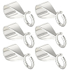 6Pcs 925 Sterling Silver Tube Bails STER-SC0001-64P-7