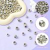 100Pcs 10 Styles Tibetan Style Alloy European Beads TIBE-CJ0001-32-3