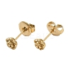 Ion Plating(IP) 304 Stainless Steel Stud Earrings EJEW-Z022-10G-1
