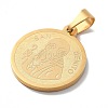 Religion Ion Plating(IP) 304 Stainless Steel Pendants STAS-Z098-32G-2