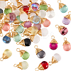 50Pcs Transparent Glass Pendants FIND-SP0004-02-1
