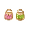 304 Stainless Steel Enamel Charms STAS-Z140-13G-1