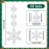 30Pcs Acrylic Pendants TACR-SP0001-01-2