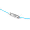 Stainless Steel Wire Necklace Cord DIY Jewelry Making X-TWIR-R003-14-3