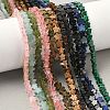 Natural & Synthetic Mixed Gemstone Beads Strands G-G085-B59-02-1
