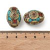 Handmade Tibetan Style Beads KK-Z157-03AG-04-2