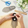 2Pcs Detachable Iron Tassel Epaulettes FIND-FH0005-44P-3
