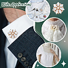 Alloy Cufflinks & 4-Hole Plastic Buttons HJEW-NB00251-5