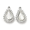 Alloy Glass Pendants ALRI-C007-08P-08-2