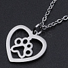 Non-Tarnish 201 Stainless Steel Pendant Necklaces LS-NJEW-S105-JN581-40-1-1