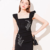 Plum Blossom Shape Appliques PATC-WH0007-11A-5
