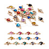 26Pcs 13 Colors Zinc Alloy Rhinestone Pendants FIND-SW0001-25-2