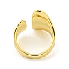 Brass Open Cuff Ring for Women LS-AJEW-U003-07G-3