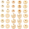 1000Pcs 10 Styles CCB Plastic Beads CCB-PA0001-06-7