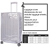 Transparent PVC Luggage Cover AJEW-WH20080-52I-4