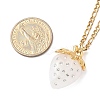 3Pcs Acrylic Rhinestone Pendant Necklaces NJEW-JN05442-6