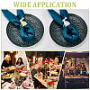 6Pcs 2 Colors Tibetan Style Iron Napkin Rings AJEW-UN0001-34-6