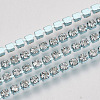 Electrophoresis Iron Rhinestone Strass Chains CHC-Q009-SS12-A01-1