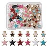 Alloy & Brass Enamel Charm Sets ENAM-TA0001-10-1