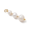 Natural Cultured Freshwater Pearl Pendants PALLOY-JF05145-4