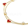 Ion Plating(IP) 304 Stainless Steel Double Layered Bracelets for Women BJEW-K254-18G-02-2