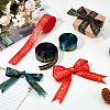 30Yards 3 Colors Musical Note Pattern Polyester Striped Ribbon OCOR-DC0001-19-4