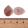 Synthetic Strawberry Quartz Pendants G-Q606-68C-3