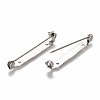 Tarnish Resistant 304 Stainless Steel Brooch Pin Back Bar Findings STAS-P249-24P-3