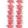 Synthetic Coral Dyed Carved Beads Strands CORA-K009-06A-08-1