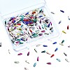 200Pcs Glass Rhinestone Cabochons MRMJ-CJC0007-17-8