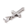Non-Tarnish PVD Vacuum Plating 201 Stainless Steel Pendants STAS-A073-10P-3