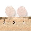 Natural Rose Quartz Carved Flower Scattered Beads G-O156-B-38-3