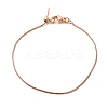 Rack Plating Brass Box Chain Adjustable Slider Bracelets Making for Women BJEW-G735-10RG-1