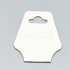 Cardboard Necklace & Bracelet Display Cards X-CDIS-R034-46-3