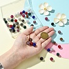 50Pcs 10 Colors Pave Disco Ball Beads FIND-YW0005-51-5