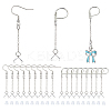 60Pcs Iron & 304 Stainless Steel Earring Findings EJEW-HS00012-1