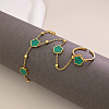 Stainless Steel Link Ring Bracelets OX7054-4