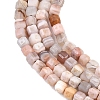 Natural Pink Botswana Agate Beads Strands G-G345-A02-2.5mm-4