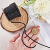 1 Roll 10M Round Braided Cowhide Cords WL-SC0001-03A-3