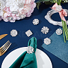 12Pcs Flower Alloy Rhinestone Brooches for Clothes JEWB-WH0020-073S-4