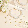 20Pcs Brass Pave Clear Cubic Zirconia Connector Charms KK-BC0012-40-5