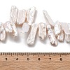 Natural Baroque Keshi Pearl Beads Strands PEAR-P064-02E-05B-5