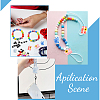 11Pcs 11 Styles Word Good Vibes & Butterfly Silicone Beads SIL-CA0002-79-6